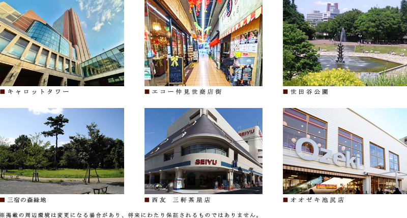 ベルファース三軒茶屋：周辺施設